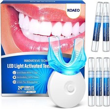 Teeth Whitening Kit   3 Teeth Whitening Pens  2 Desensitizing Pens   LED Light