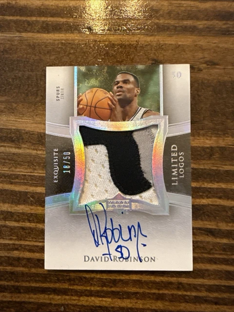 2004-05 Upper Deck Exquisite Collection - Limited Logos David Robinson /50