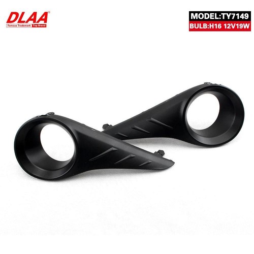 2Pcs Front Fog Lights Assembly w/ Clear Lens Grills Bumper For Toyota Agya wiog - Picture 3 of 6