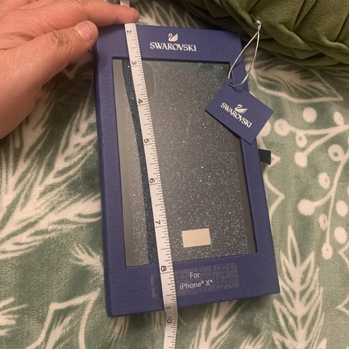 Oryginalne Swarovski High Case do Apple iPhone X Niebieskie Bling Case - Zdjęcie 17 z 17