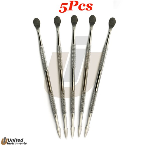 5 Pezzi Spatola Intagliatore Cera Intaglio Modellazione Miscelazione Laboratorio Odontotecnico - Foto 1 di 2