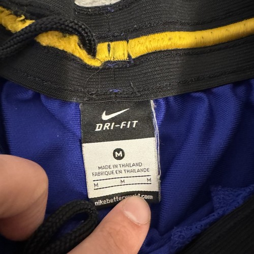 Nike Shorts Dri Fit Basketball Sz Medium Purple Yellow Kobe Bryant Lakers Mamba - Picture 4 of 13