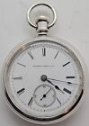 Antique Working 1882 Illinois Victorian Gents 11J Silver Pocket Watch 18s