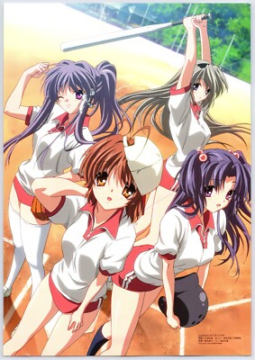 Poster Print Anime Clannad After Story Double Sided 2008 Original