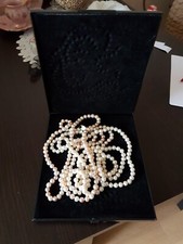 Perlketten Perlen Halskette Süßwasser Zuchtperlen Kette Schmuck