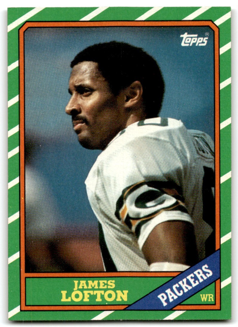 1986 TOPPS JAMES LOFTON GREEN BAY PACKERS #218