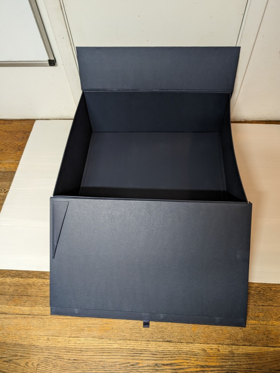 Dior Blue Extra Large Magnetic Gift Box - folds flat - 24.5