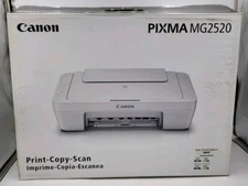 Canon PIXMA MG2520 Inkjet All in One Color Printer Open Box Print Copy Scan