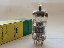 1x Amperex Holland 6922 E88CC Audio Tube Small O-getter - Heerlen 1965 - NOS