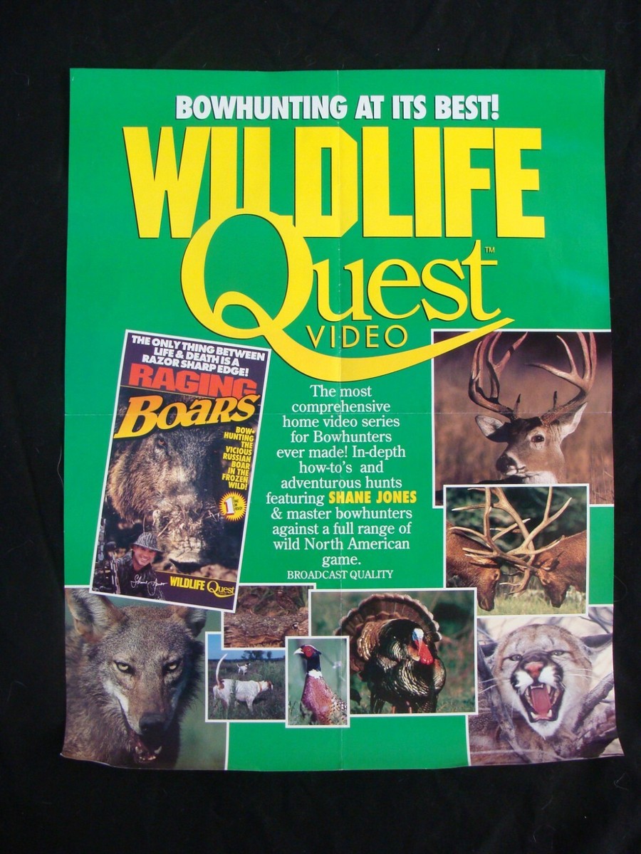 WILDLIFE QUEST Bowhunting video poster original video promo SHANE 