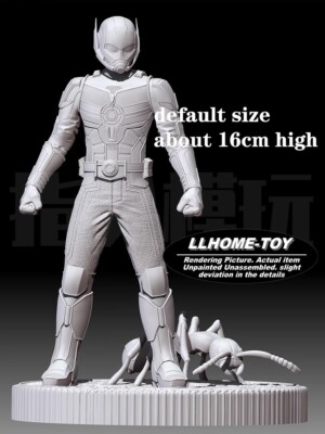 Anime movie Ant-Man Wear armor battle stand Resin 3D Print GK Kit Figure DIY