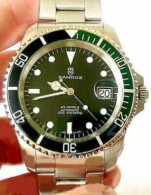 Sandoz 25 Jewels 100m Diving Automatic Men's Watch 3930D77 Sandoz 25 Jewels 100m Diving Automatic Men's Watch 3930D77