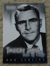 TWILIGHT ZONE SERIES 2 THE NEXT DIMENSION H1 ROD SERLING HALL OF FAME CASE /777