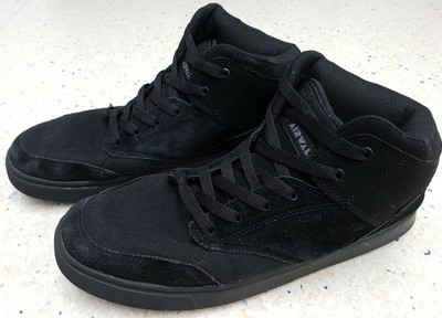 Mens Airwalk Mid High Top All Black Trainers Size 11.5UK | eBay