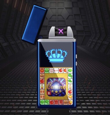 Double Arc USB Charging Lighter 2.7x1.3 Inches