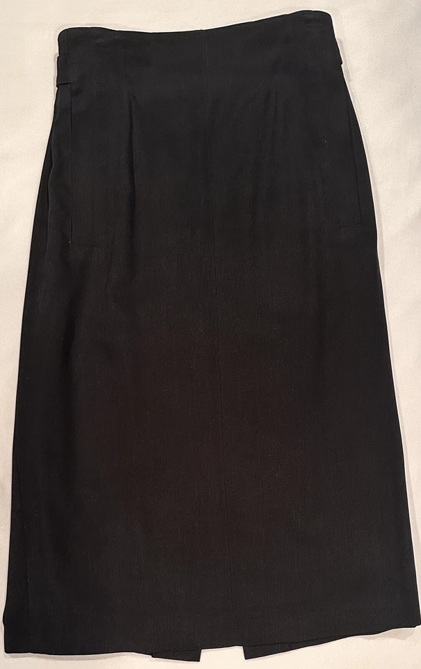Vintage ESCADA By Margaretha Ley Women's Black Skirt Suit Two Piece, Size 34 - Image 3 of 4
