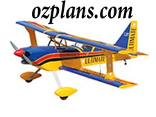 Ultimate 3D Aerobatic Biplane 48" WS PRINTED RC MODEL AIRPLANE PLANS TEMPLATES