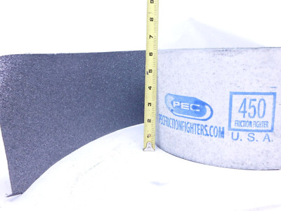 5 YARDS x 6'' PEC FRICTION FIGHTERS 450 GRAPHITE COATED CANVAS ROLL HEAVY DUTY HR