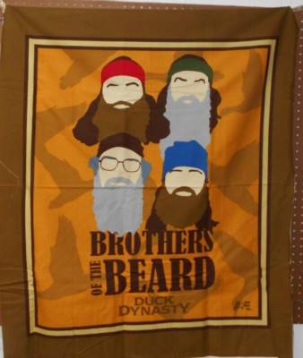 1 Duck Dynasty Brothers of the Beard Fabric Panel