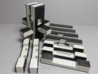 800+ Lego pcs! (2 lb 14 oz) 456 Puzzle Burr MADE FROM LEGOS unit 24!  Lt Gray — photo 8