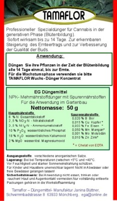 Dnger Cannabis-Dnger Profi BLOOM 10 Portionsbeutel fr 100 l,  Bltenbildung | eBay.de