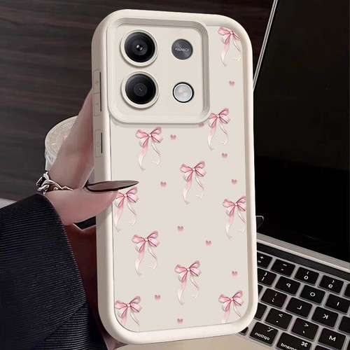 Cute Bow For Xiaomi 14T 13T Redmi Note 14 13 12 Pro Patterned Soft Case Cover - Picture 14 of 16