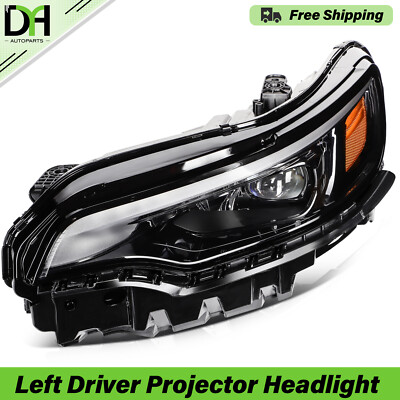 Left Driver Full LED Projector Headlights W/ LED DRL For 2019-2023 Jeep Cherokee