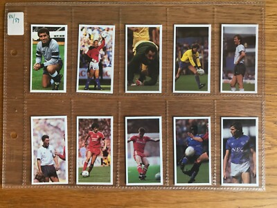 BARRATT FOOTBALL CANDY STICKS 1988/89 KOMPLETTSATZ 48 POSTFRISCH
