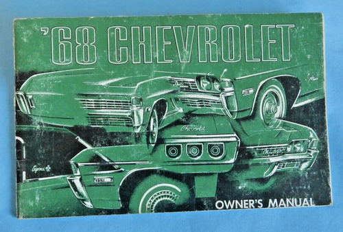 Vintage 68 1968 Chevrolet Car Automobile Owner's Manual - Bild 1 von 5
