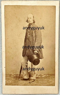 CDV SELTENES ANTIKES FOTO GEORGE LANCE BRITISCHER KÜNSTLER MALER STILLLEBEN LIVERPOOL