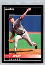 💎1992 Pinnacle Baseball #231 Steve Avery - Atlanta Braves💎