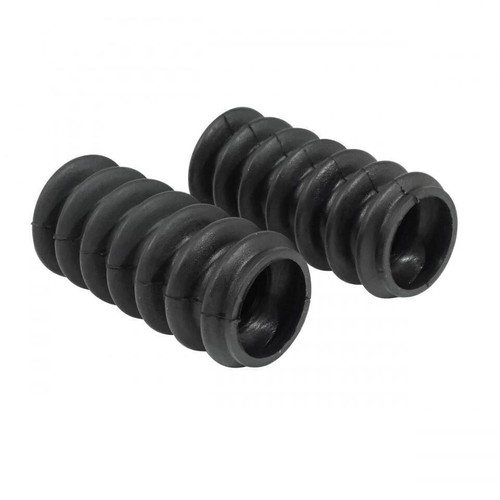 Qiilu Soufflet De Fourche 883 Couvercle De Fourche Avant De Moto Couvre- Poussière De Fourche En Caoutchouc De Moto Guêtres Avant Bottes Anti- Poussière D'amortissement