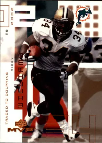 Ricky Williams 2003 Upper Deck Miami Dolphins LP x1 - NFL Football Trading Card - Picture 1 of 1
