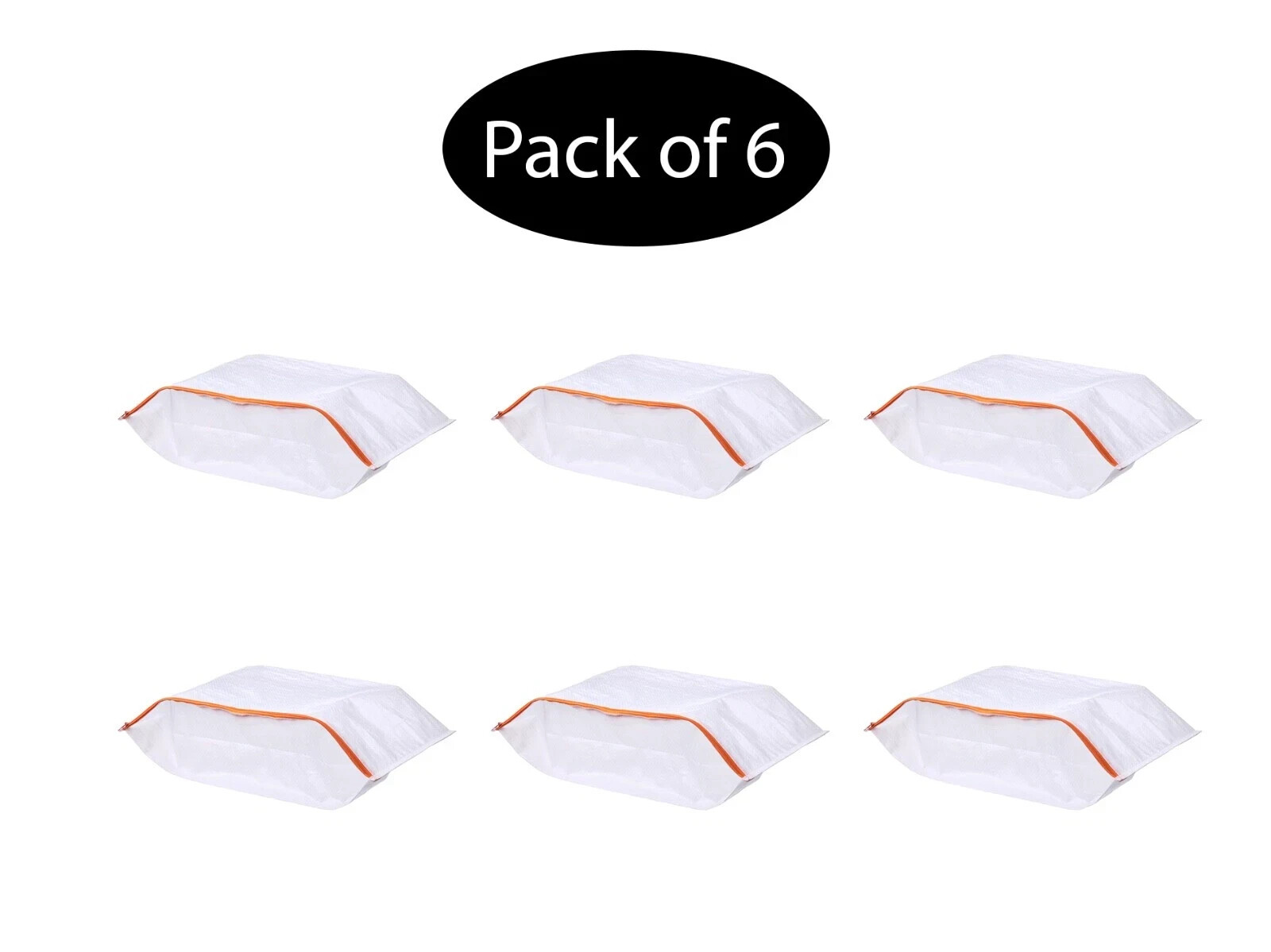 IKEA PÄRKLA - Bolsa para Zapatos - 48x22 cm - Blanca con Cierre de Cordón