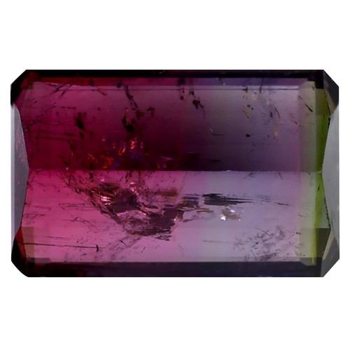 6.63 ct Octagon (14 x 9 mm) Unheated / Untreated Watermelon Tourmaline - Picture 2 of 2