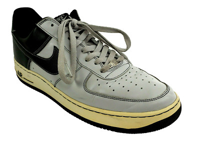 Nike Air AF-1 '82,Mens 13, Gray/Black Leather, EUC