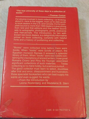THE COLLECTOR'S GUIDE TO ANTIQUARIAN BOOKSTORES COMPILED BY MODOC