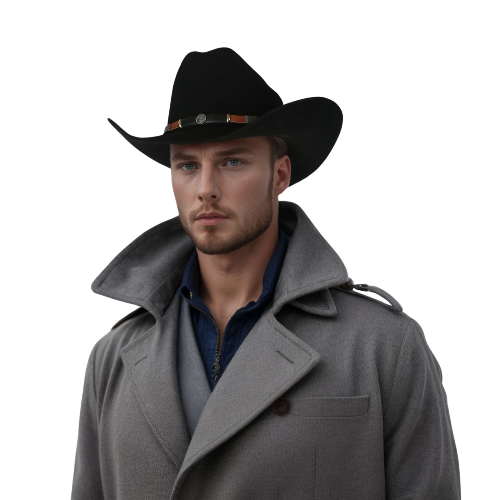 100% Wool Felt Cowboy Hat Western Cattleman Wide Brim Unisex Rodeo Rancher hat
Opens in a new window