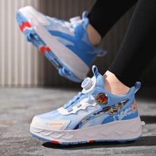 Roller skate shoes kids 4 wheels sneakers boy girl gift toy children footwear