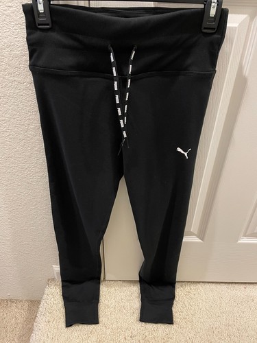 PUMA Ladies Joggers Tight Pants Black 