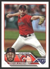 Trevor Stephan #US272 2023 Topps Update Cleveland Guardians