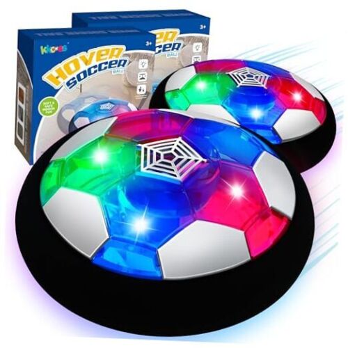 Kids Toys Hover Soccer Ball (Set of 2), Battery Operated Air Floating Blue