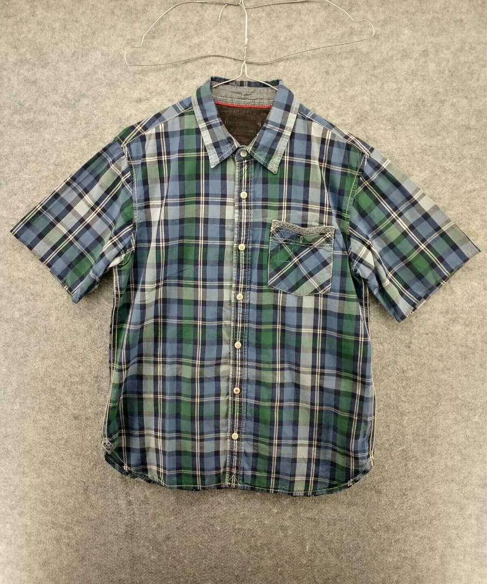 Tommy hilfiger green check cheap shirt