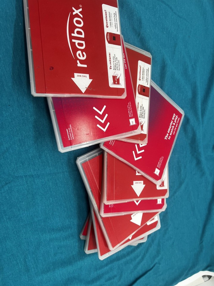 Ten Horror Movies - 10 Count Redbox DVD Lot - Discs & Cases - scream ...