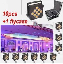 Smart DJ 9 18W 6in1 Wireless Wifi DMX IR remote control Battery Led Par can X10