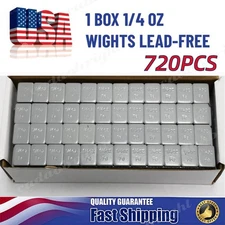 1/4 oz (.25) pcs BIG BOX 720 ct. Tire Balancing Wheel Weights Stick-On Adhesive