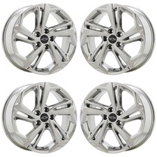 18 Chevrolet Trailblazer Bright Chrome Wheels Rims Factory Oem Set 14040 18 Chevrolet Trailblazer Bright Chrome Wheels Rims Factory Oem Set 14040