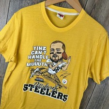 Homage NFL Pittsburgh Steelers Pat Friermuth Caricature T-Shirt VK14547