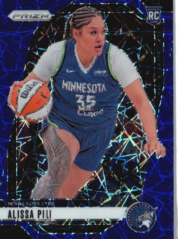 2024 Panini Prizm WNBA #83 Alissa Pili Blue Velocity Prizms