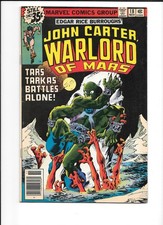 John Carter Warlord of Mars #18 1ST FRANK MILLER ART!! Marvel 1978 NICE VF+ 8.5